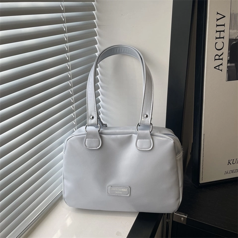 Vintage Retro Large Capacity PU Leather Solid Color Fashion Casual Shoulder Crossbody Bag Handbag For Women Travel Daily Use