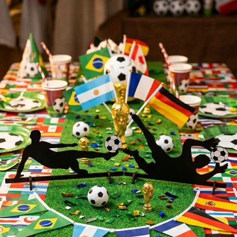 Fußball Sport Thema Desktop Holz Silhouette Ornament Fußballspieler Torwart Skulptur Für Party Home Office Dekorative Anzeige Geschenk