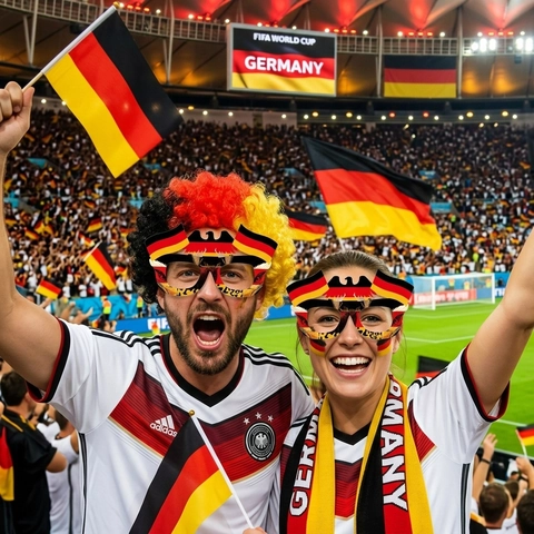 2026 World Cup Fan Cheering Glasses National Flag Soccer Match Party Favors For Football Game Celebration Accessories