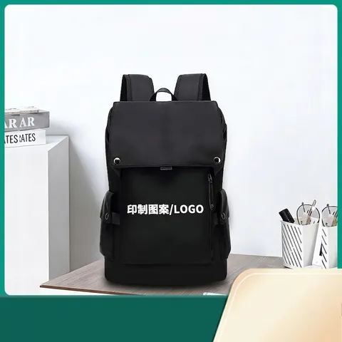 Mochila Gran Capacidad Moda Nylon Impermeable Bolso Escolar Estudiantes Compartimento Portátil Viaje Unisex
