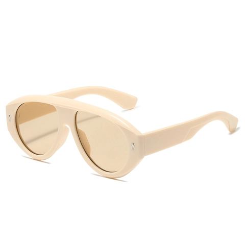 Aviator Sunglasses Oversized PC Frame AC Lens UV400 Protection Arrow Stud Rivet Fashionable Driving Eyewear Men Women