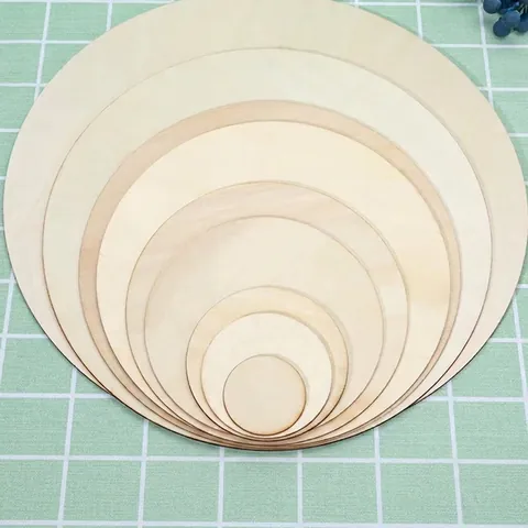 Unfinished Natural Wood Slices Multiple Shapes For DIY Painting Crafts Wood Burning Home Decor Hand Painted Arts Crafts