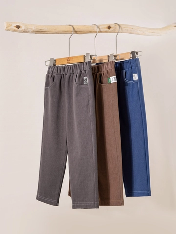 Girls Casual Cotton Blend Leggings High Elastic Elastic Waist Soft Comfortable Kids Solid Color Pants For Spring Autumn