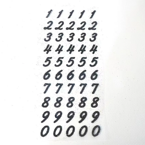 Autocollants Alphabet Chiffres Pailletés Décalcomanies Lettres en Vinyle Étanche Pour DIY Scrapbooking Tasses Ordinateur Étiquettes Décoratives