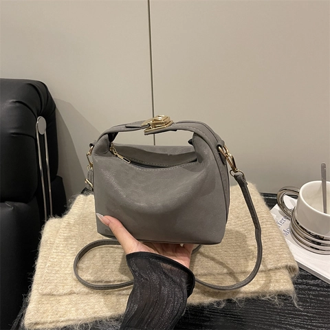 Vintage Leopard Print Small Square Bag For Women Faux Suede Metal Buckle Shoulder Bag Crossbody Handbag Casual Daily Purse