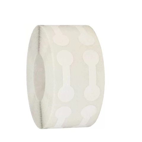 Blanco Kraftpapier Sieraden Prijskaartjes Haltervorm Opvouwbare Stickers Voor Ringen Kettingen Oorbellen Sieraden Identificatie