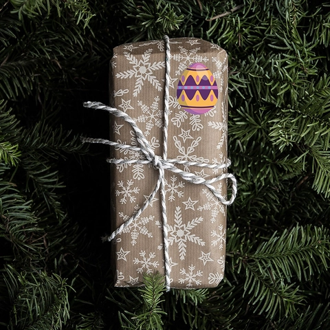 Papier Aufkleber Frohe Ostern Aufkleber Bunte Hase Ei Muster Dekorative Etiketten Für DIY Geschenk Basteln