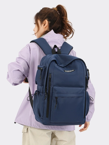 Zaino in Nylon Impermeabile di Grande Capacità per Scuola Viaggi Uomo Donna Scomparto per Laptop Daypack Casual Zaino da Esterno