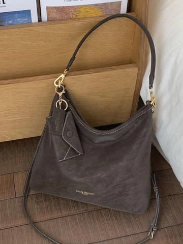 Borsa Tote da Donna Vintage in Pelle PU Opaca Grande Capacità Con Mini Pochette Borsa a Tracolla Hobo Retrò Minimalista