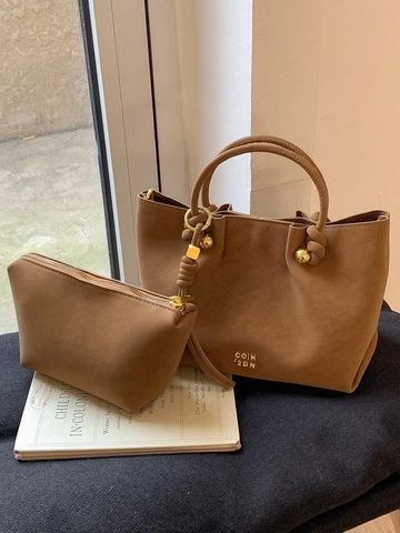 Minimalistische PU Leder Beuteltasche Für Damen Retro Einfarbig Kleine Schulter Crossbody Tasche Gold Beschläge Handtasche
