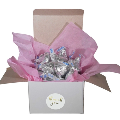 Adesivi Rotondi Grazie in Lamina d'Oro Etichette Sigillanti Adesive Bianche per Scatole Regalo Buste Matrimoni Feste Decorazione