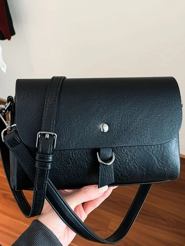 Vintage PU Leather Litchi Pattern Crossbody Bag For Women French Retro Style Small Square Shoulder Bag Daily Commuting