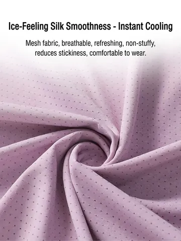 T-Shirt Unisexe à Séchage Rapide Manches Courtes Respirant Sensation de Fraicheur Outdoor Sport Mesh Top Nylon Élasthanne T-Shirt Casual Pour Hommes Femmes