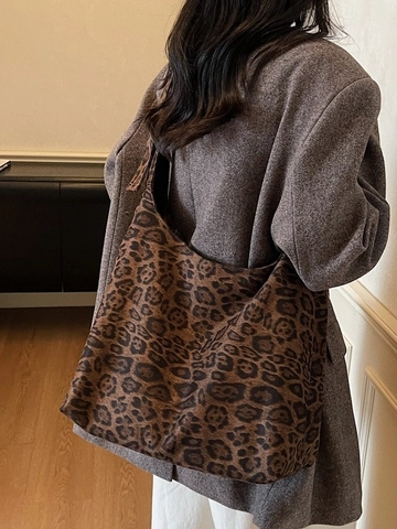 Bolso Tote de Gamuza Retro para Mujer Gran Capacidad Minimalista Bolso de Hombro Con Correa Ajustable Bolso Hobo Suave para Conmutar