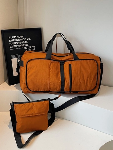 Large Capacity Travel Bag Waterproof Nylon Duffel Bag For Women Men Foldable Yoga Gym Bag Outdoor Sports Luggage Handbag