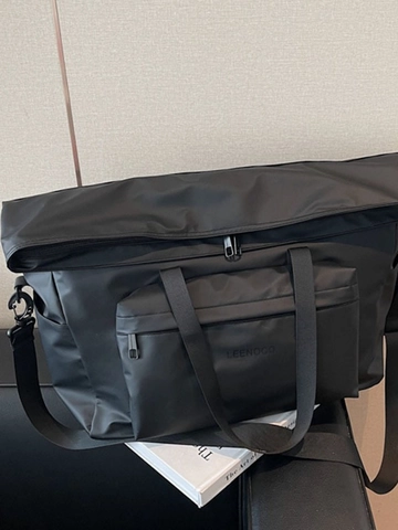 Borsa Tote da Donna a Grande Capacità in Nylon Impermeabile Borsa da Viaggio a Tracolla per Lavoro Pendolarismo