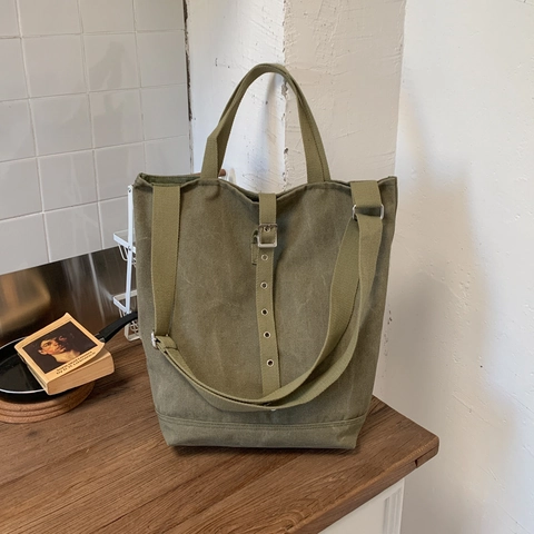 Women Large Capacity PU Leather Tote Bag Casual Adjustable Strap Shoulder Bucket Bag Commuter Crossbody Handbag For Ladies