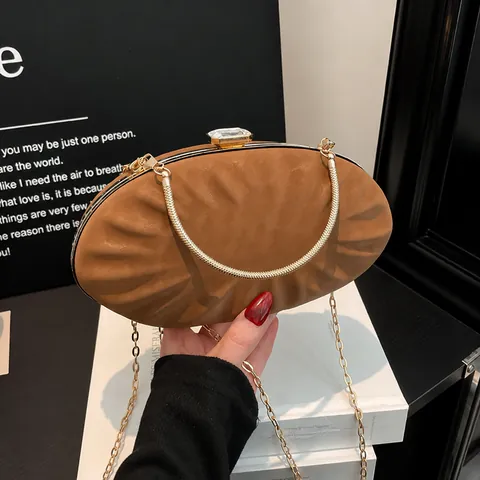 Pochette de Soirée Plissée Vintage pour Femmes Élégant Velours Imprimé Léopard Sac à Main de Banquet avec Bandoulière Chaîne Dorée pour Mariage Fête Cadeau