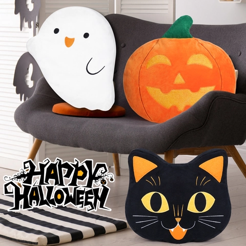Halloween Witte Geest Sierkussen Zachte Pluche Geest Vormig Kussen Voor Bank Decoratieve Kussens Feest Decoratie Kinderen Cadeau
