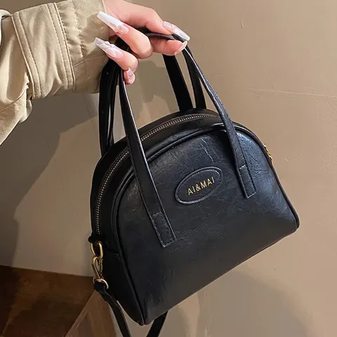 Vintage PU Leder Muscheltasche Damen Kleine Schulter Umhängetasche Für Den Täglichen Beruf Reisen Streetstyle Lässiges Accessoire