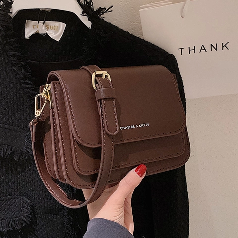 Dames Vintage PU Leer Vierkante Crossbody Tas Flap Accordeon Schoudertas Handtas Grote Kleine Maat Effen Kleur Reizen Dagelijkse Portemonnee
