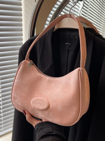 Borsa Sottobraccio in Pelle PU Minimalista da Donna Moda Casual Hobo Borsa a Spalla per Pendolari Quotidiana Piccola Borsa