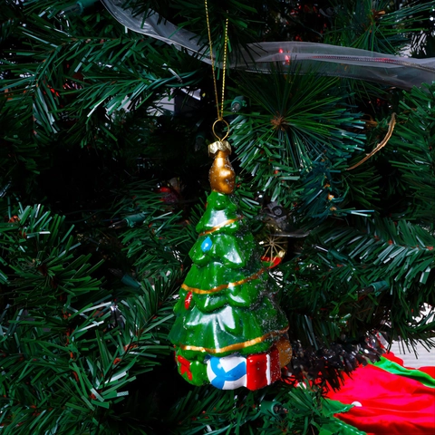 Adornos Colgantes Árbol de Navidad Plástico Diseño Papá Noel Nacimiento Decoración Hogar Accesorio Fiesta Festiva