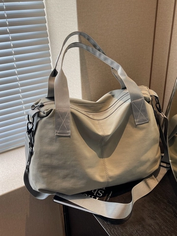 Damen Große Kapazität Nylon Trage Tasche Casual Leichte Schultertasche Für Reisen Pendeln Büro Vielseitige Handtasche