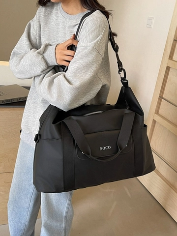 Borsa da Viaggio in Tessuto Oxford di Grande Capacità Impermeabile Borsa Weekender Duffel per Donna Moda Casual a Mano per Affari