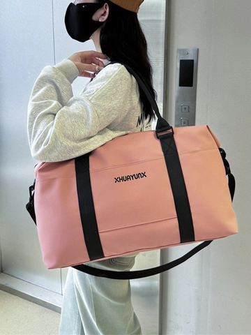Large Capacity Oxford Cloth Travel Bag Waterproof Dry Wet Separation Gym Fitness Duffel Bag With Trolley Strap For Women Men