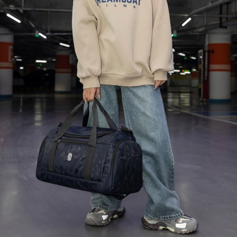 Large Capacity Oxford Cloth Camouflage Travel Bag For Women Multi-functional Sport Fitness Duffle Bag With Shoe Compartment