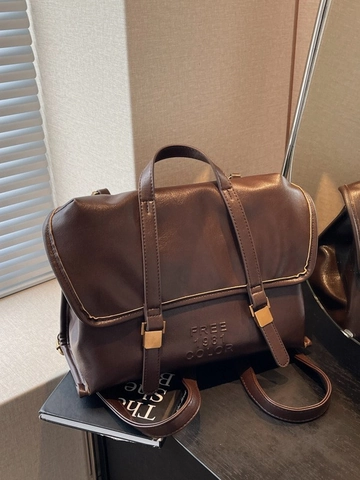 Zaino da Donna in Pelle PU Retrò Grande Capacità Borsa da Pendolare di Moda Design Vintage a Rilievo per Scuola Lavoro Viaggio