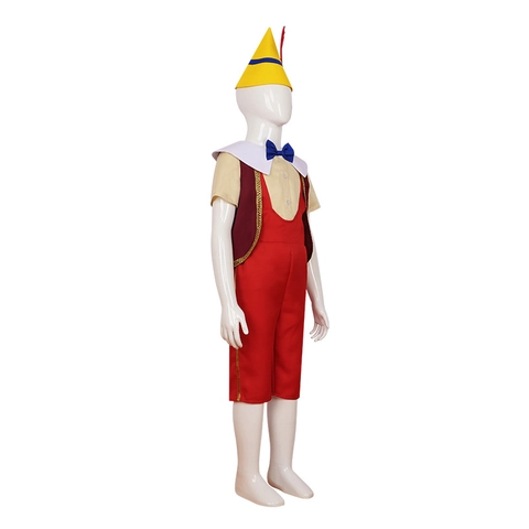 Klassisches Charakter Cosplay Kostüm Set Uniformstoff Bühnenperformance Anzug Mit Hut Fliege Nasen Requisite Halloween