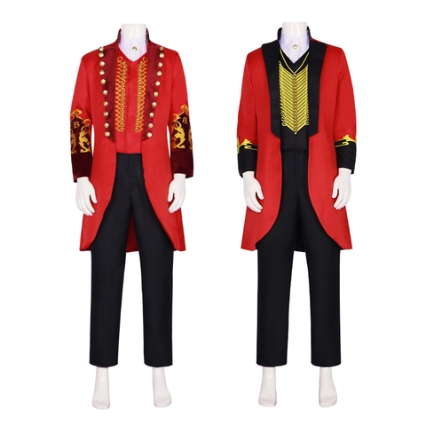 Costume da Esibizione per Domatore di Circo da Uomo Giacca a Coda di Rondine Gilet Camicia Pantaloni per Halloween Carnevale