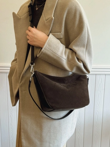 Women Vintage PU Leather Hobo Bag Retro Half Moon Dumpling Crossbody Bag With Adjustable Strap Solid Color Casual Shoulder Bag