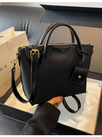 Borsa Tote in Tessuto Oxford di Grande Capacità per Donna Borsa a Tracolla Minimalista Pendolare Borsa a Spalla Impermeabile Casuale
