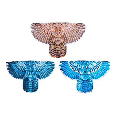 Cape d'Ailes d'Oiseau Réaliste Avec Masque Pour Enfants Adultes Polyester Imprimé Plumes Costume d'Oiseau Cosplay Halloween