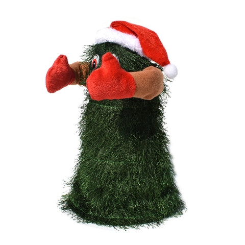 Elektrisch Draaiende Dansende Kerstboom Muziek Kerstman Speelgoed Ornament Kerstcadeau Feest Decoratie