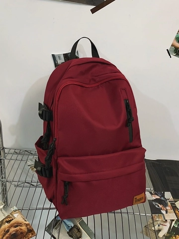 Large Capacity Nylon School Backpack For Middle High School Students Waterproof Casual Travel Laptop Daypack For Men Women