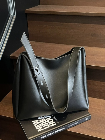 Borsa Tote in Pelle PU Vintage Grande Capacità per Donna Borsa a Spalla Urbana Con Tracolla Regolabile Chiusura Magnetica