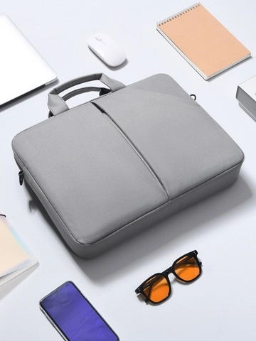 Professional Women Business Laptop Bag Waterproof Nylon Briefcase Large Capacity Handbag Multi Pocket Office Commuter Shoulder Bag Travel Tote