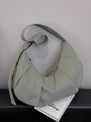 Bolso Bandolera de Nylon de Gran Capacidad para Mujer Bolso Hobo Casual con Correa Ajustable Ligero para el Diario