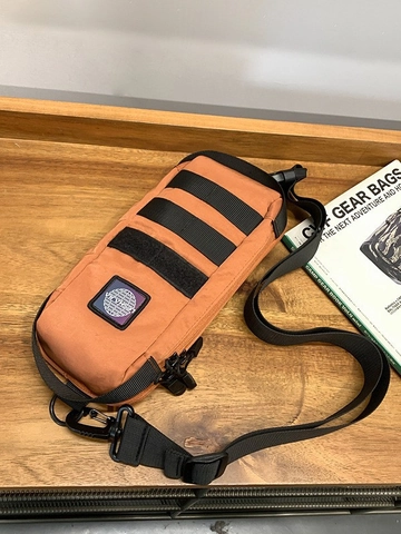Reflective Tactical Chest Bag For Men Women Waterproof Nylon Outdoor Cycling Sling Bag Functional MOLLE System Streetwear Crossbody Shoulder Bag