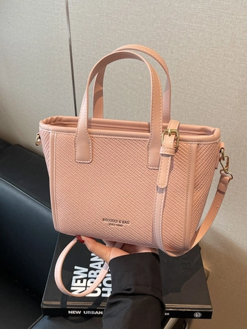 Damen Nischen Eimertasche Mit Webstruktur Minimalistische PU Leder Tragetasche Mit Verstellbarem Riemen Für Den Alltag