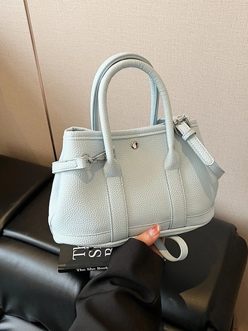 Dames Lychee Textuur PU Leer Emmer Tas Kleine Mode Handtas Crossbody Schoudertas Met Magneet Gesp Voor Dagelijks Casual Reizen
