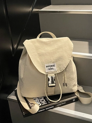 Damen Casual Nylon Rucksack Kordelzug Eimer Tasche Große Kapazität Urban Korean Stil Schulter Umhängetasche Für Reisen Schule