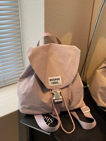 Damen Casual Nylon Rucksack Kordelzug Eimer Tasche Große Kapazität Urban Korean Stil Schulter Umhängetasche Für Reisen Schule