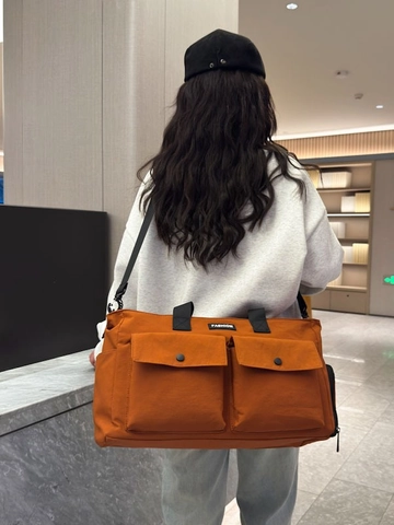 Large Capacity Oxford Cloth Travel Bag With Independent Shoe Compartment Dry Wet Separation Waterproof Luggage Handbag For Men Women