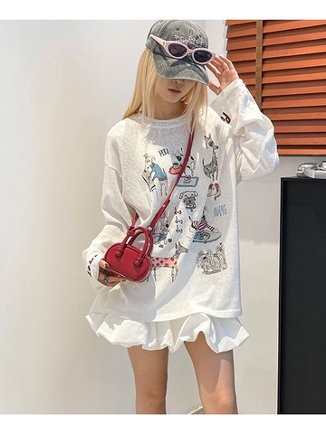 Bolso Bandolera Bowling Mini para Mujer Moda Cuero PU Con Decoración Esférica Doble Asa Bolso de Hombro Pequeño Portátil