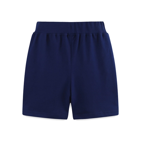 Boys' Cotton Shorts Cartoon Pelican Embroidery Casual Summer Sports Shorts For Kids Toddlers Comfortable Elastic Waist Pants